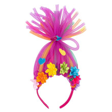 High Ponytail Headbands Cosplay Tulle Headwear Hairbands Headwear Makeup Washing Face Hairbands Birthday Party Style 4