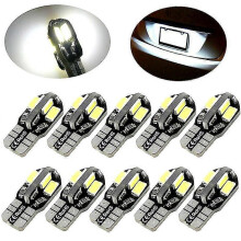 10pcs Canbus T10 194 168 W5w 5730 8 Led Smd White Car Side Wedge Light Lamp