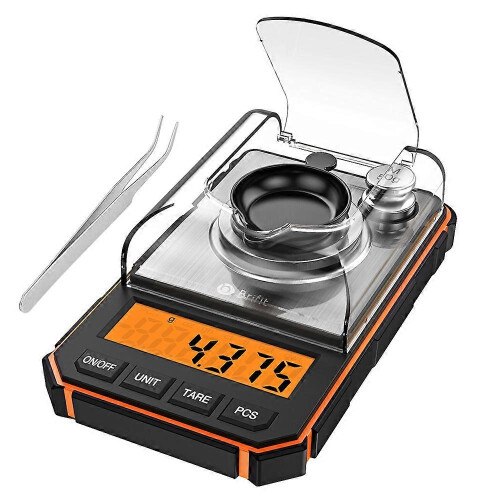 0.001g Electronic Digital Scale Portable Mini Scale Precision Professional Pocket Scale Milligram 50g Calibration Weights 1