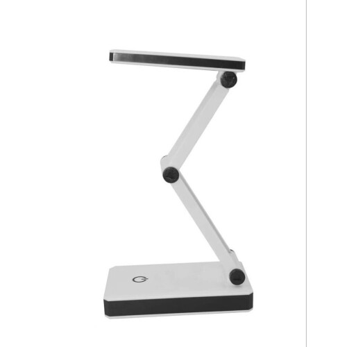 Folding LED Desk Lamp Bright Touch Control Reading Light Portable Compact White 2