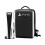 (Black A) For PS5 Protect Host Storage Bag Gamepad Accessories Backpack Travel Carrying 1