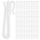 100Pcs Adjustable Plastic Curtain Hooks for Drapery Pin Hook Adjusting 1
