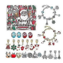 Calendrier de l'Avent de Noël pour enfants : 24 jours pour fabriquer soi-même un bracelet.