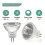 Warmweiße 2700K MR11 GU4 12V Halogenlampen (12er-Pack) 3