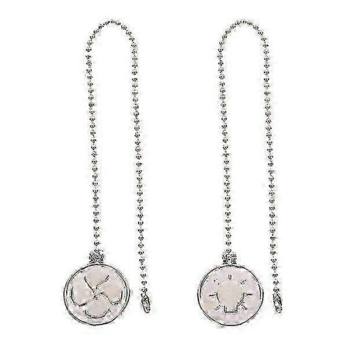 2026 2 Pcs Metal Fan Ceiling Fan Cord Decorative Light Pulls Chandelier Chain Pendant Fan Light Pulls