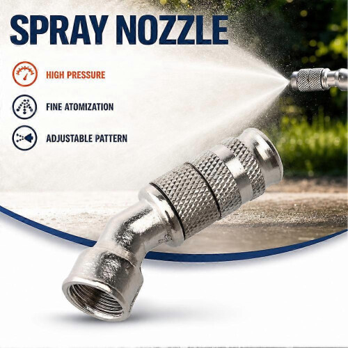 Chrome 45-Degree Adjustable Spray Nozzle Agricultural Mister 2