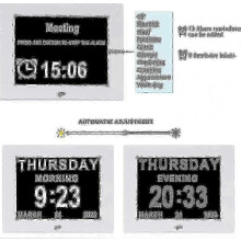 Dementia Alzheimers Digital Clock Large Display Calendar Clock with Day Date for Seniors