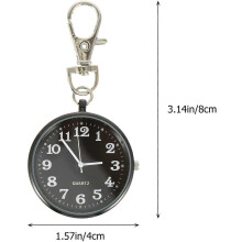 Montre d'infirmière, Montre d'infirmière avec clip, Montre d'infirmière, Montre de poche avec porte-clés, Montre d'infirmière numériqu