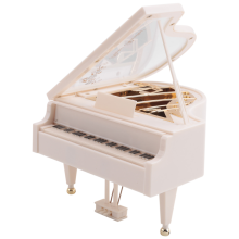 Klavier-Spieluhr, weiße mechanische Spieluhren