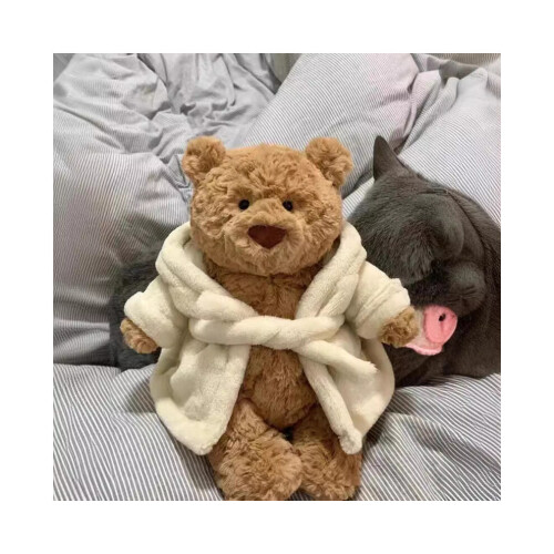 Kerstcadeau 2026: knuffelbeer Bartholomew, badjas 26 cm 2
