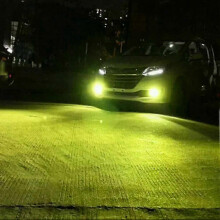 2 stuks gele LED-mistlampen H11 H8 DC 12-24V 4300K 1500LM DRL-rijverlichting