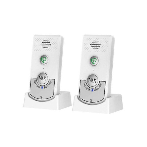 2-pack draadloze intercoms voor thuis, spraakgestuurd, bidirectioneel, ultralange afstand, draagbare draadloze intercom Eld 1