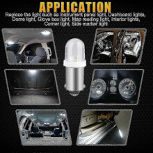 Nuove 20 luci LED BA9S da 12V per cruscotto auto - Bianco brillante puro Compatibilità