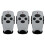 3Pcs Gate Remote Control Keychain 433MHz Compatible with DOORHAN 2PRO 4PRO 1