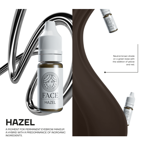 FACE Pigment – Hazel (Hybrid Brow Pigment) 2