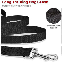 Long Nylon Dog Training Leash for Obedience Tracking Camping Outdoor Use