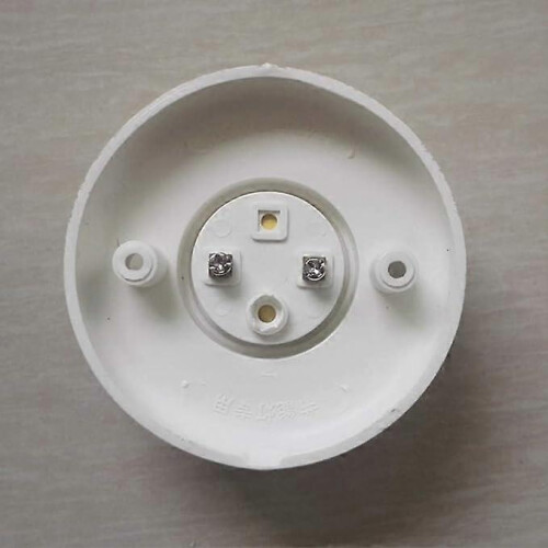 4 Pcs E27 Bulb Socket, E27 Lamp Holders Round Plastic Screw Base Socket, E27 Wall Lamp Holder, Round Screw Light Socket Holde 2
