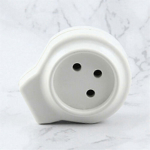 Cylindrical Male Butt Plug 16A Israeli Wiring Plug Compatible with EU Plug 1
