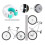 Wall Mount Bicycle Parking Buckle Compatible with Mountain Road MTB Bikes 4