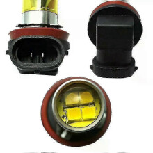 2 żółte żarówki LED do świateł przeciwmgielnych H11 H8 DC 12-24 V 4300 K 1500 lm Światła do jazdy dziennej DRL