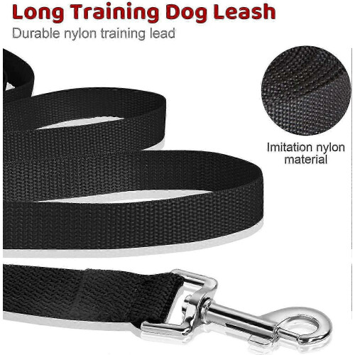 Long Nylon Dog Training Leash for Obedience Tracking Camping Outdoor Use