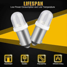 New 20 Pack 12V BA9S LED Dashboard Lights for Car Gauge Cluster - Bright Pure White Compatibility