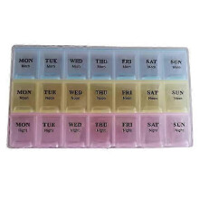 Weekly Dosett Medicine Box 21 Compartment Multicolored