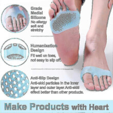 Almohadillas metatarsianas para hombres y mujeres, 4 pares de almohadillas para la planta del pie para aliviar el neuroma.