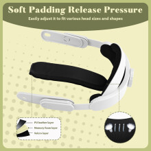 Elite Strap for Meta Quest 3S VR Headset Improve Comfort Adjustable Strap for Meta Quest 3S Accessories B