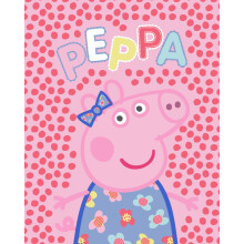 Peppa Pig Fleece Throw Blanket 130 x 160 cm Large