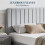 Comfy Living (Light Grey, 3ft Single) Brushed Velvet Gas Lift Ottoman Bedframe 5