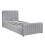 Comfy Living (Light Grey, 3ft Single) Brushed Velvet Gas Lift Ottoman Bedframe 8
