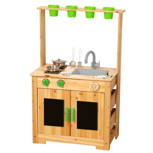Tooky Toy Wooden Creative Mud Kitchen
