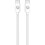 USB-C - Câble USB-C 60W 1,5 m Blanc 1