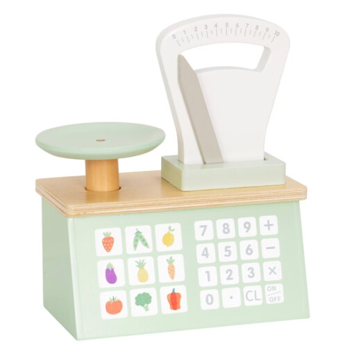 Tooky Toy Wooden Kitchen Scales Interactive