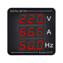 AC50-500V 1-140A Upgraded Digital Voltmeter Ammeter Frequency Tester