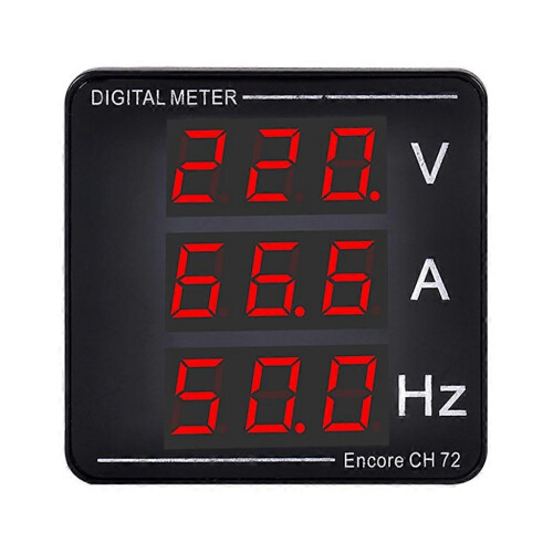 AC50-500V 1-140A Upgraded Digital Voltmeter Ammeter Frequency Tester