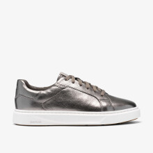(Standard, 8 (Adults')) Code C Lace. Pewter Metallic
