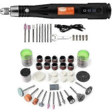 Mini Drill Kit 105Pieces Cordless Rotary Tool 3-Speed with LED Light 5V
