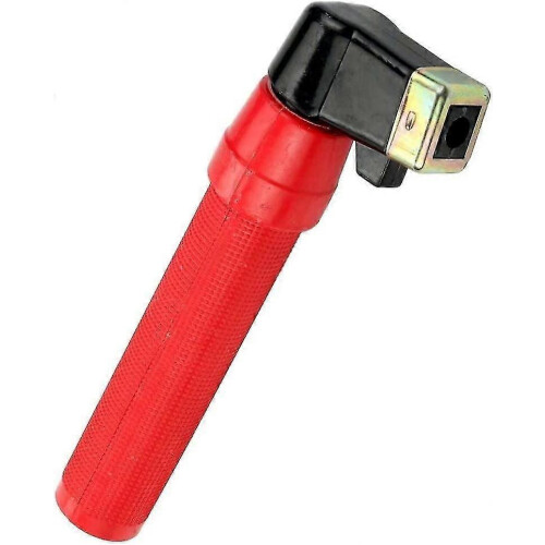 Heavy Duty 400A Twist Type Electrode Holder Red MMA Arc Welding Stick Torch Rod Grip Clamp