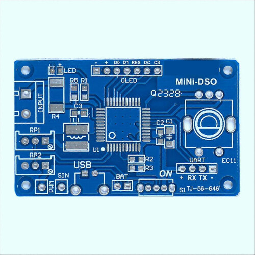 Mini Digital Oscilloscope DIY Electronic Kit STC8K8A MCU 0.96 Inch OLED Soldering Project 2