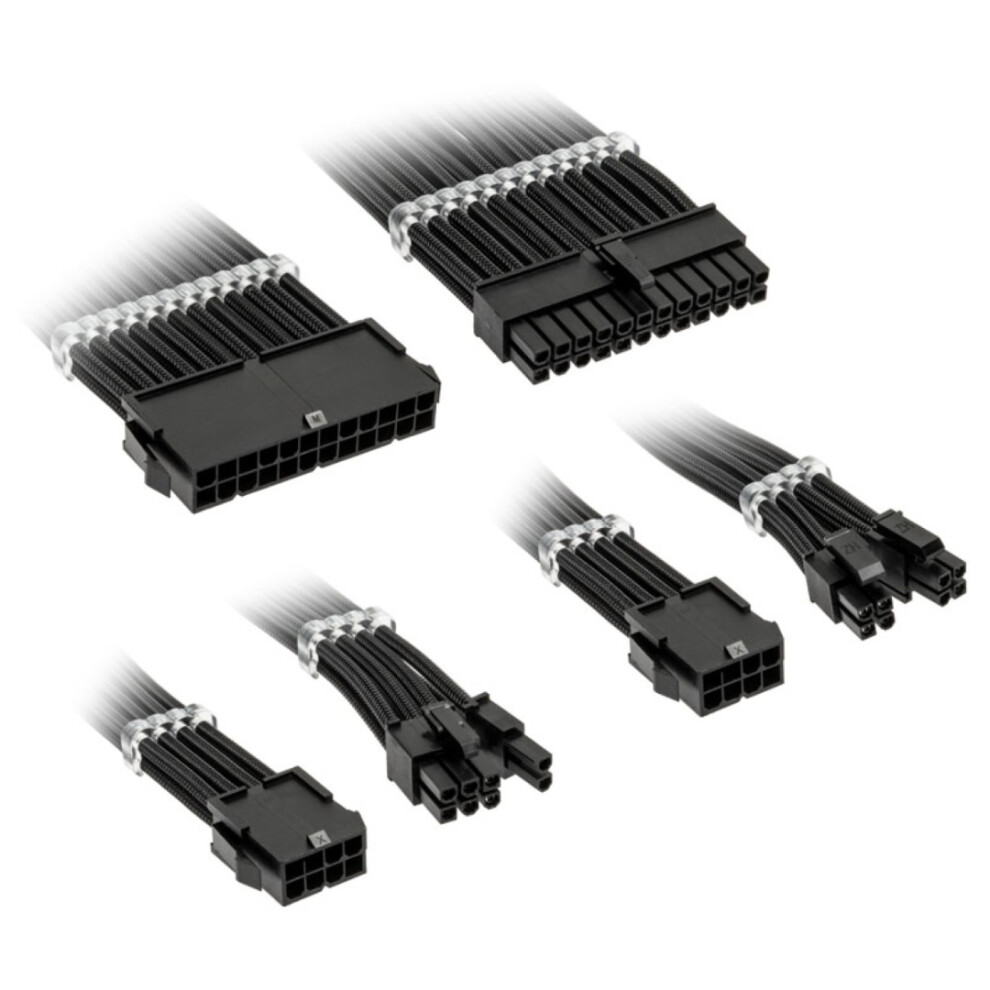 Kolink Core Standard Braided Cable Extension Kit - Jet Black 5999094005136