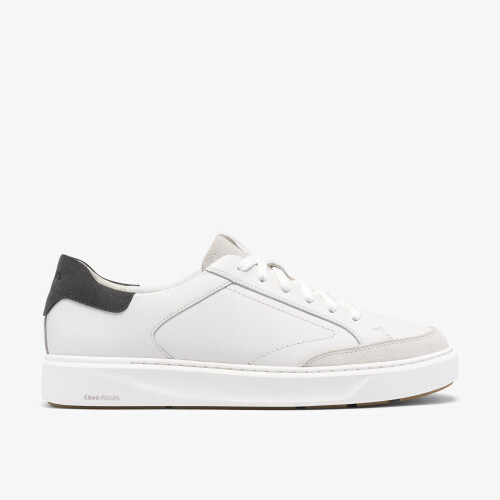 Clarks (Standard, 6.5 (Adults')) Code C Tie White Leather