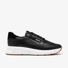 (Standard, 3 (Adults')) Code R Run Black Leather