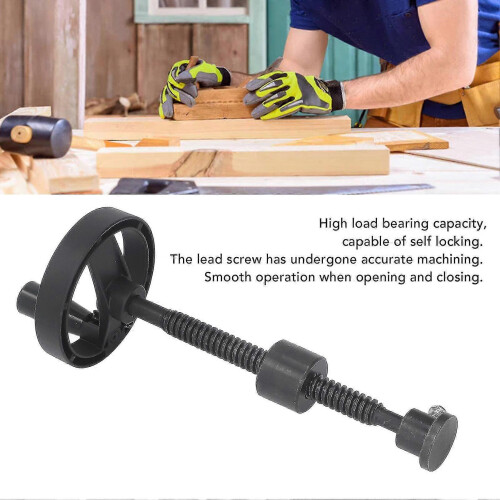 Workbench Vise Screw T16x220mm Self-Locking 100mm Handwheel Heavy Duty 2