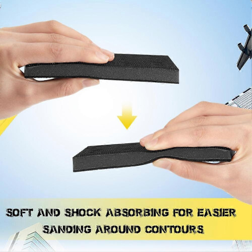 4Pcs Soft Black Foam Interface Sanding Pads for Sander Backing Pad Replacement 1