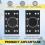 4Pcs Soft Black Foam Interface Sanding Pads for Sander Backing Pad Replacement 3