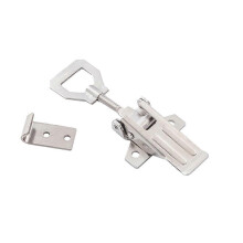 Stainless Steel Adjustable Hasp Latch Box Trunk Clamp Toggle Lock Machinery Catch Chest Fastener