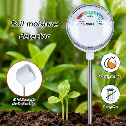 Efficient Soil Moisture Meter Plug And Read Design Prevent Over Under Watering Multicolor 1