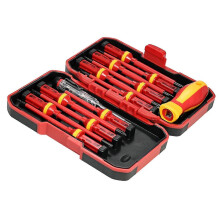 Insulated Screwdriver Set 13PC 1000V VDE Electrician Repair Tool Kit with CE
